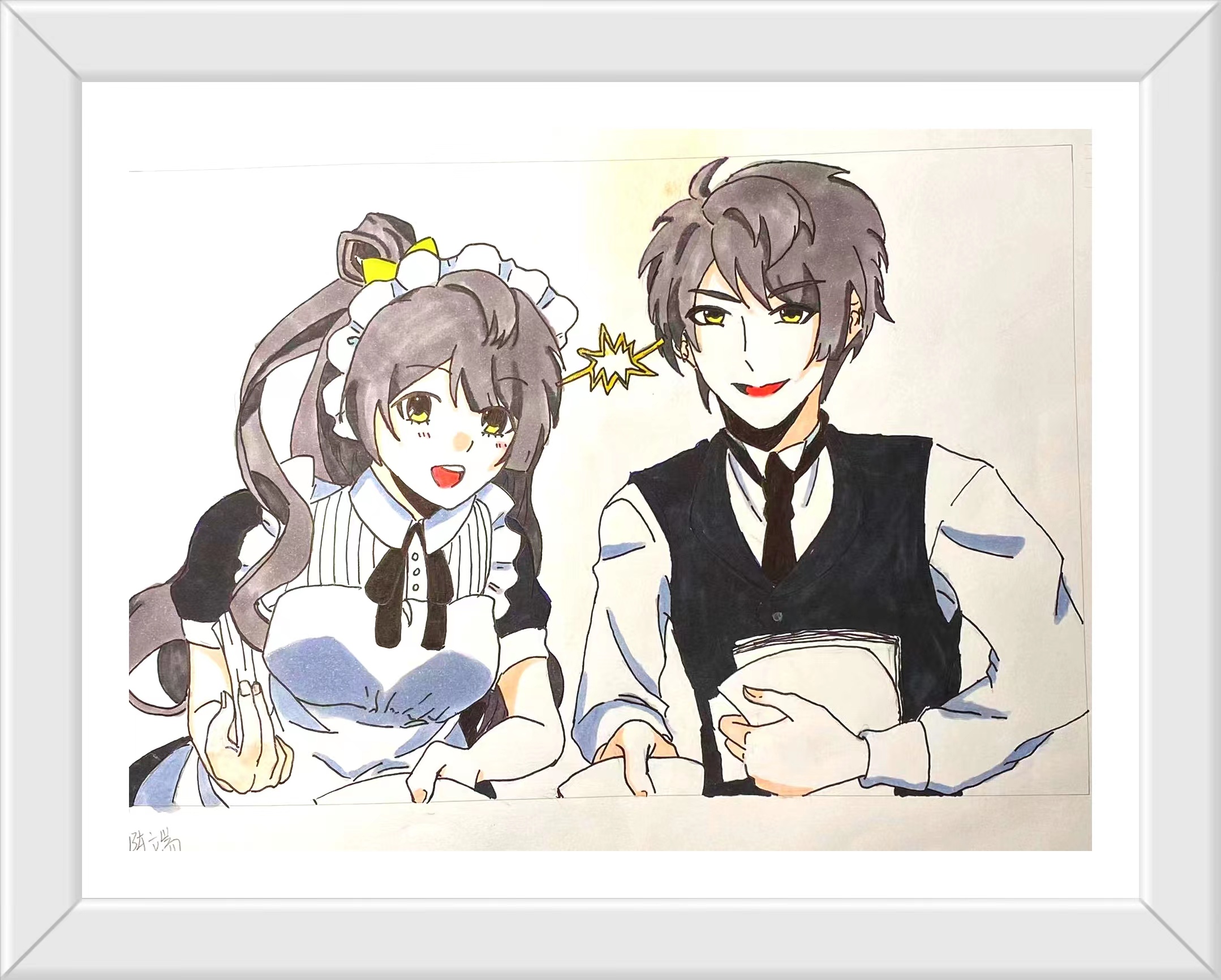 初二10班 陈端 《咖啡店传单》.jpg